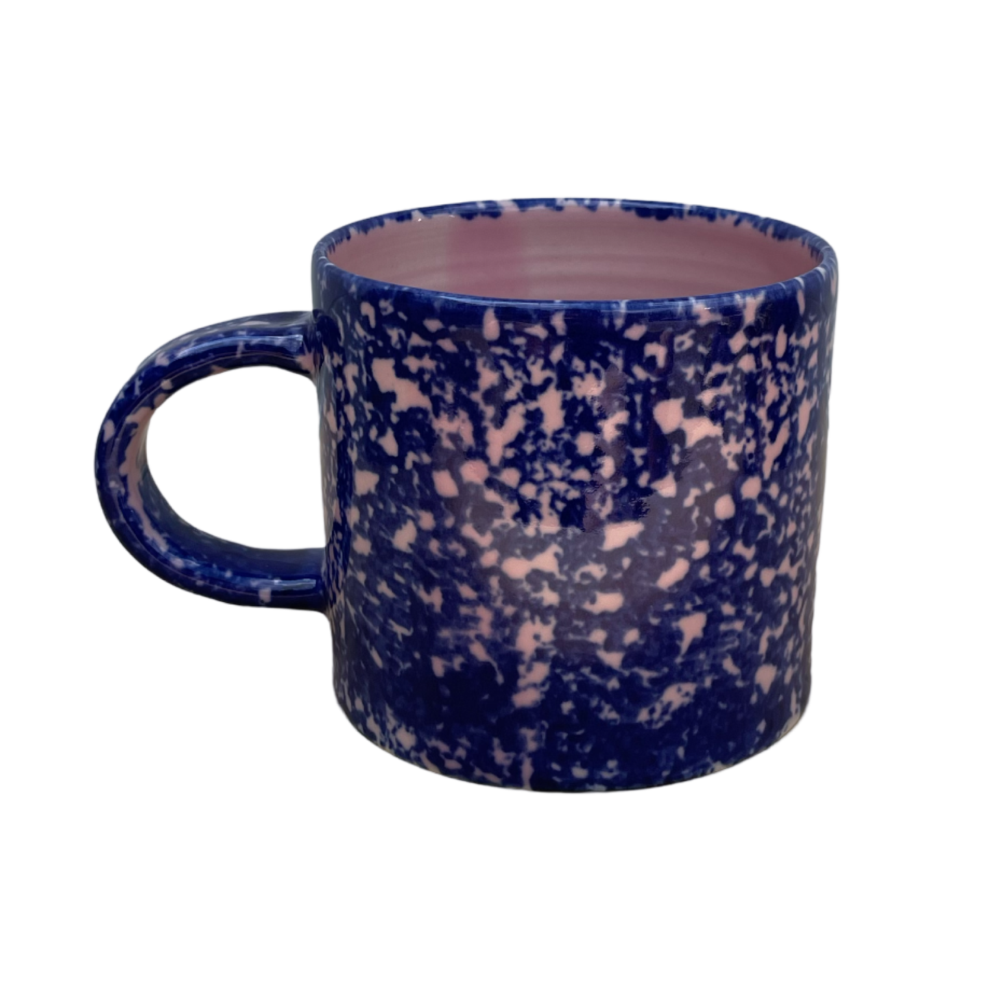 Cobalt Sponged Mug - Pink